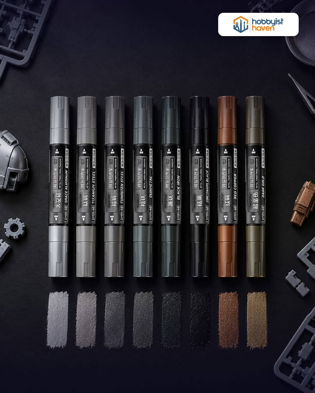 Metal look, no airbrush