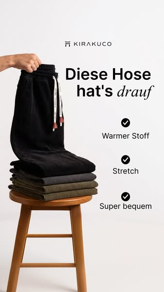 Keine Hosen mehr, die drücken und ersticken