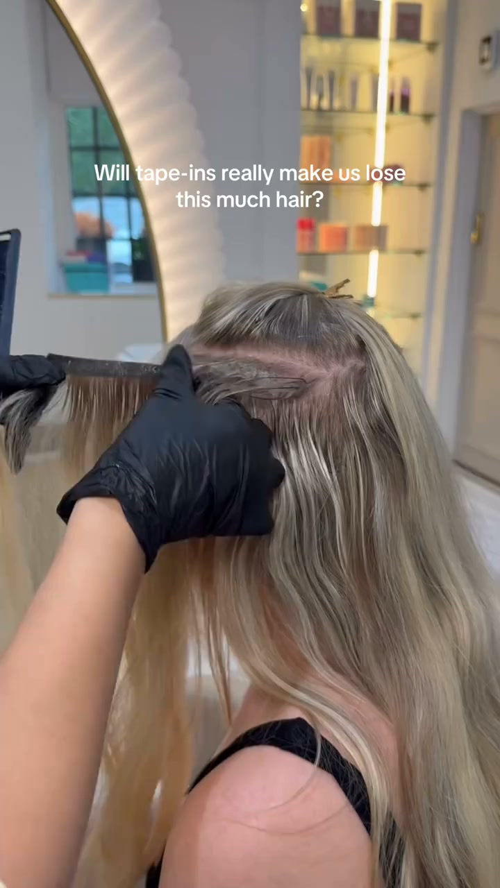Long Hair Without The Visible Tape