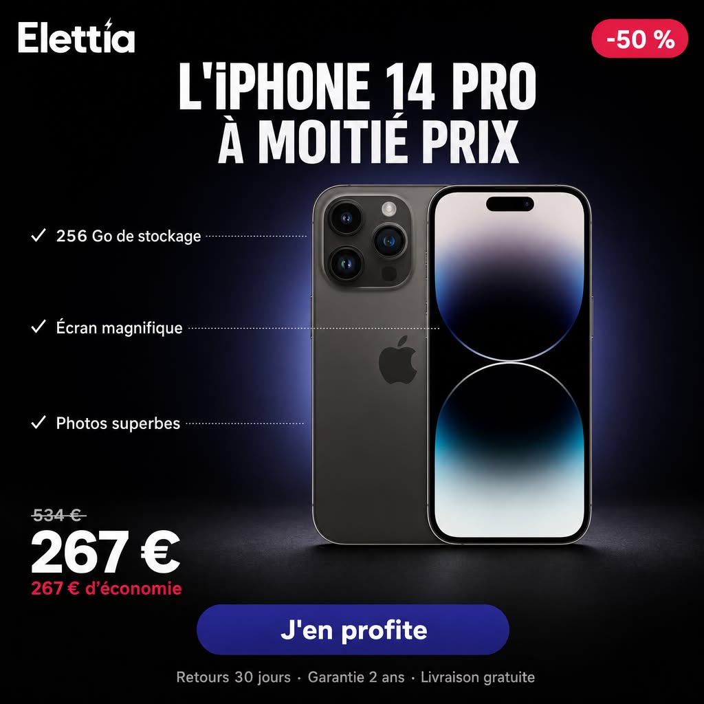 iPhone 14 Pro à -50 %