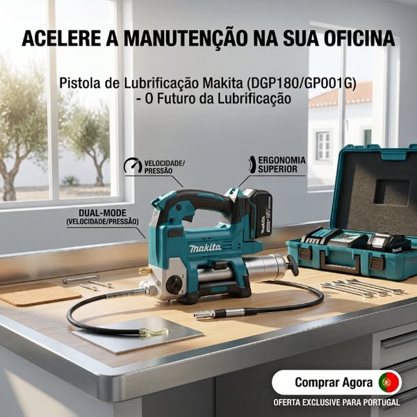 A DGP180 não é apenas uma engraxadora; é o seu parceiro para uma manutenção mais rápida, limpa e profissional.