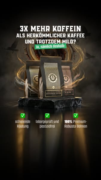 Kaffee, der ballert