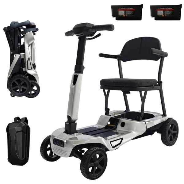X-15 Ultra Lightweight Folding Mobility Scooter – Compact Travel