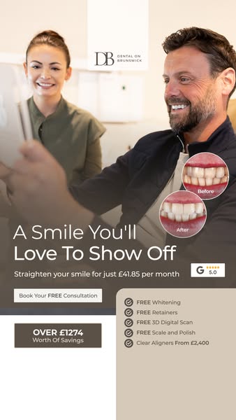 Clear aligners. Big smile energy