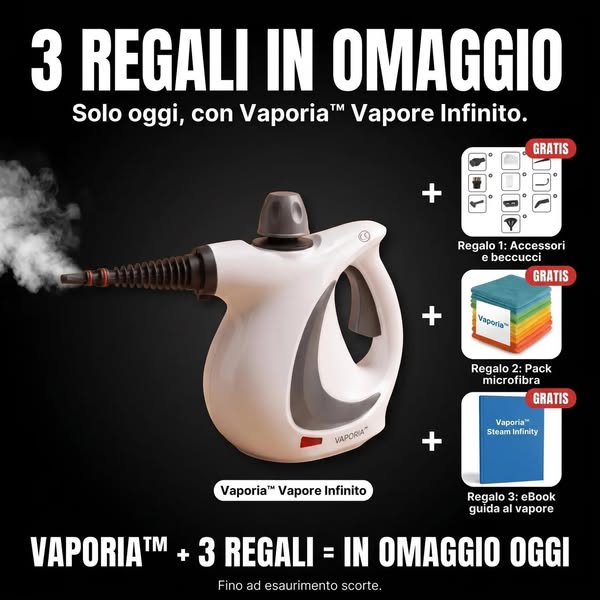 Scorte limitate — Offerta valida solo oggi