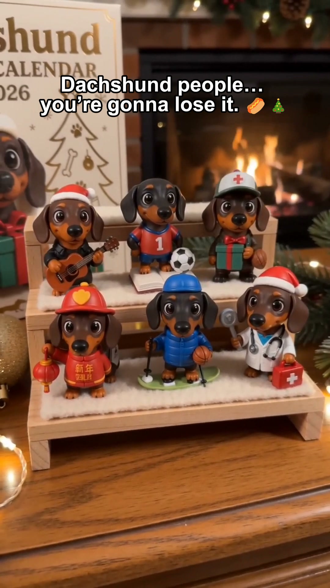 2026 Dachshund Advent Calendar Blind Box