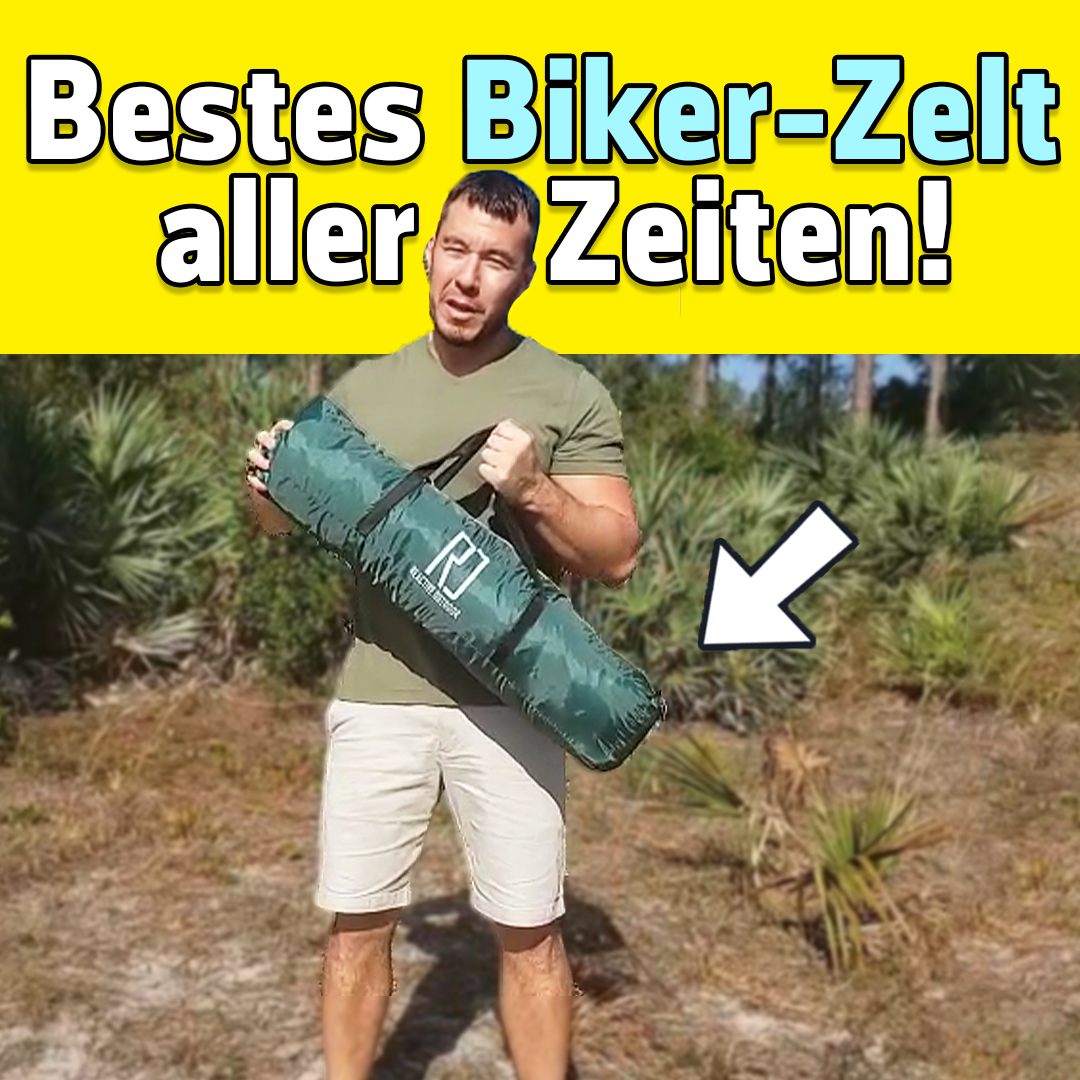 Das ideale Moto-Camping-Schnellaufbauzelt!