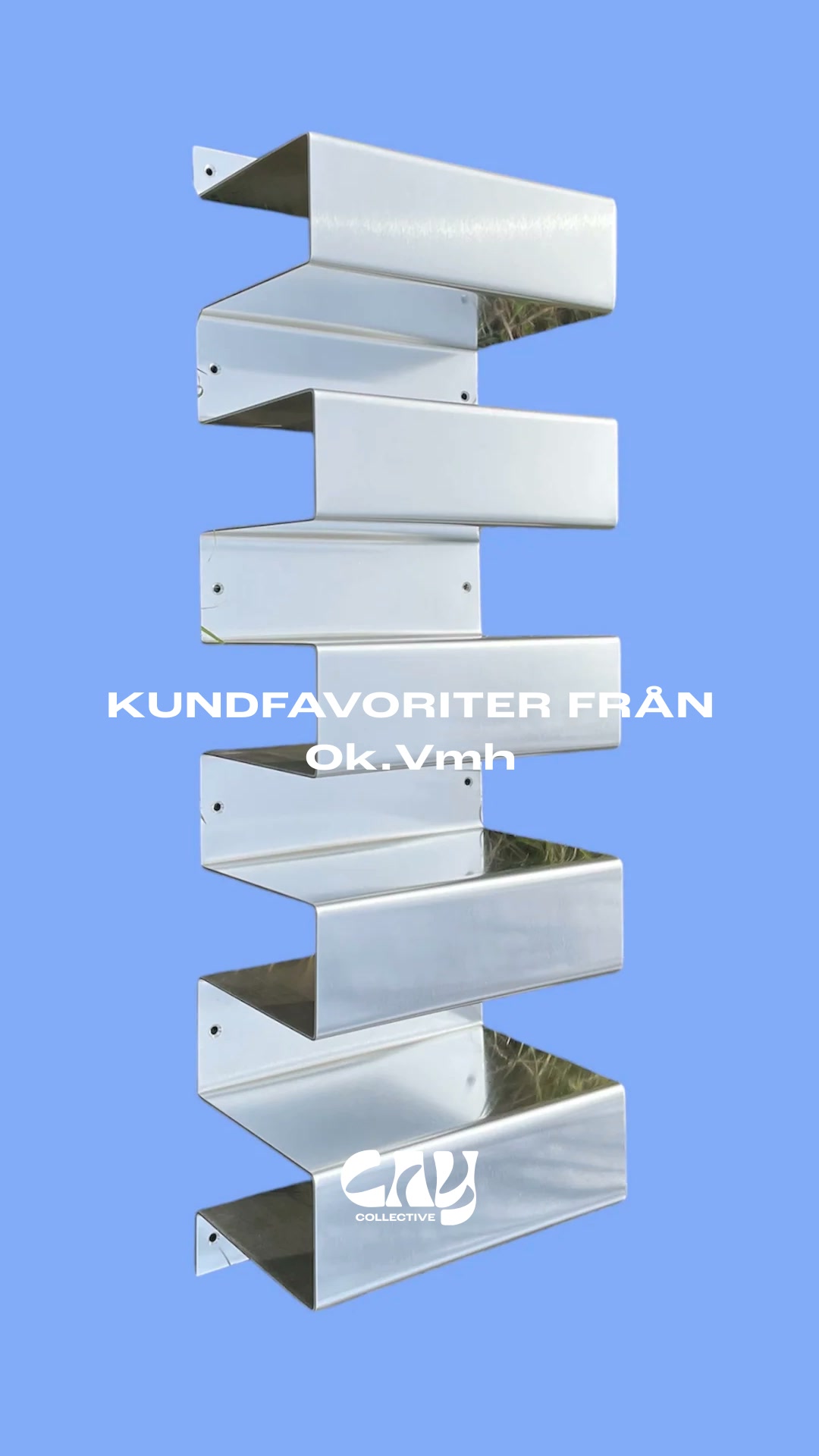 Handvikta metallhyllor från Ok.Vmh
