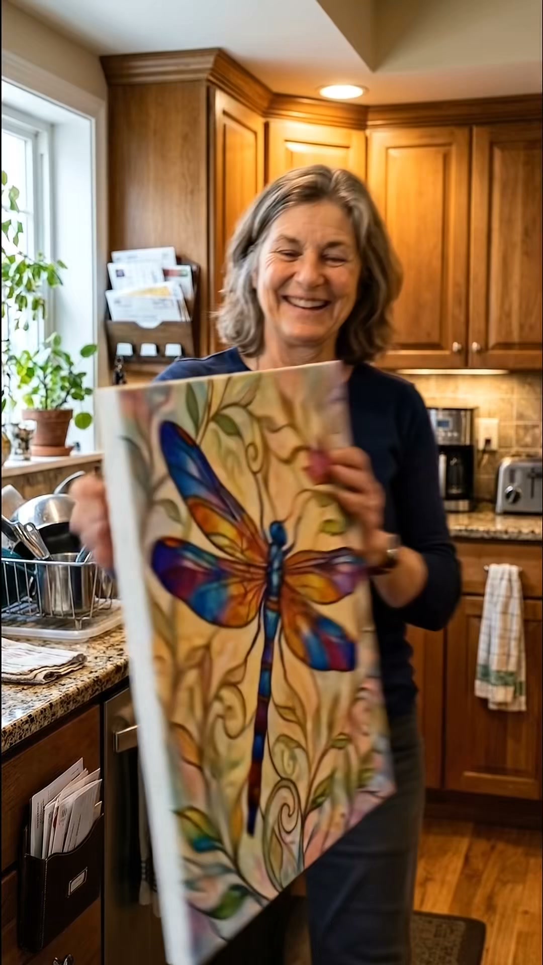 Turn A Blank Canvas Into A Stained Glass Painting