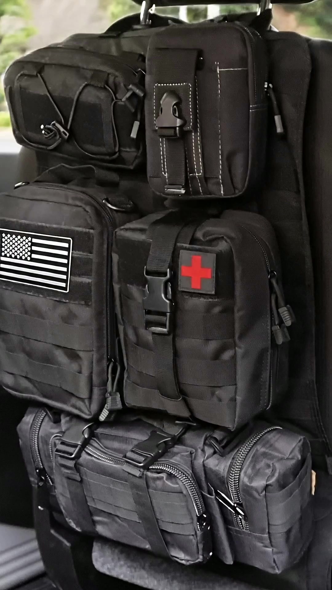 Durable 600D Nylon Seat Organizer