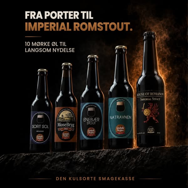 10 kulsorte øl