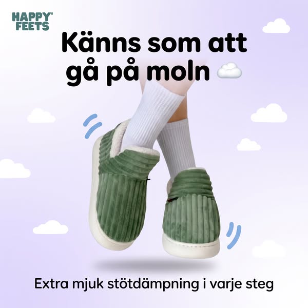 Går på moln i varje steg