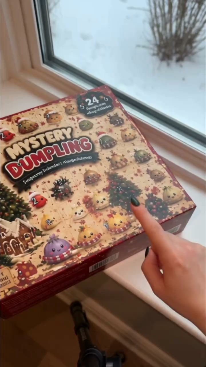 Chocolate calendars are boring. 24 days of squishy dumplings? Now THAT'S a countdown.