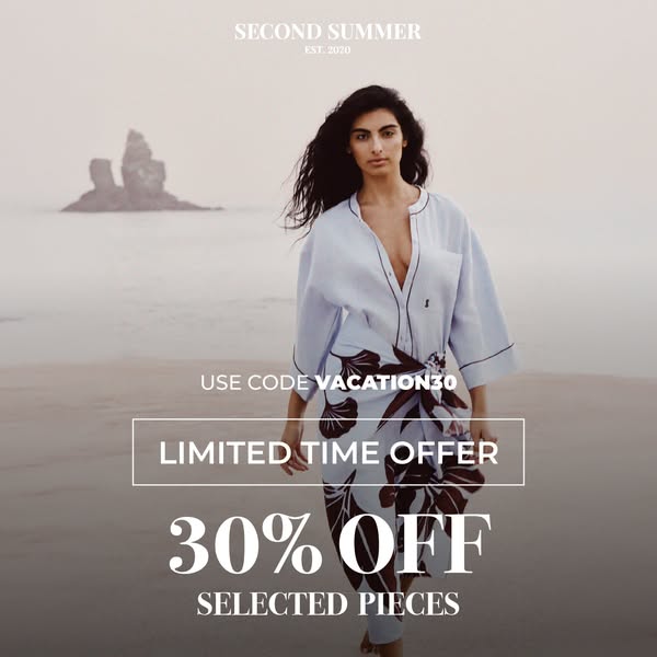Use Code VACATION30