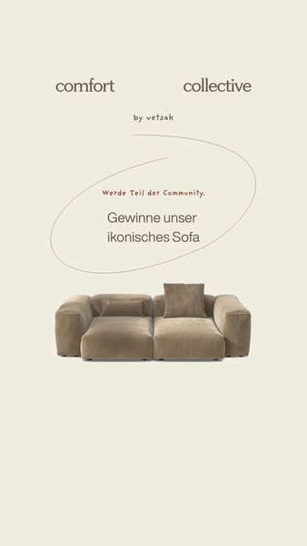Gewinne unser ikonisches Sofa