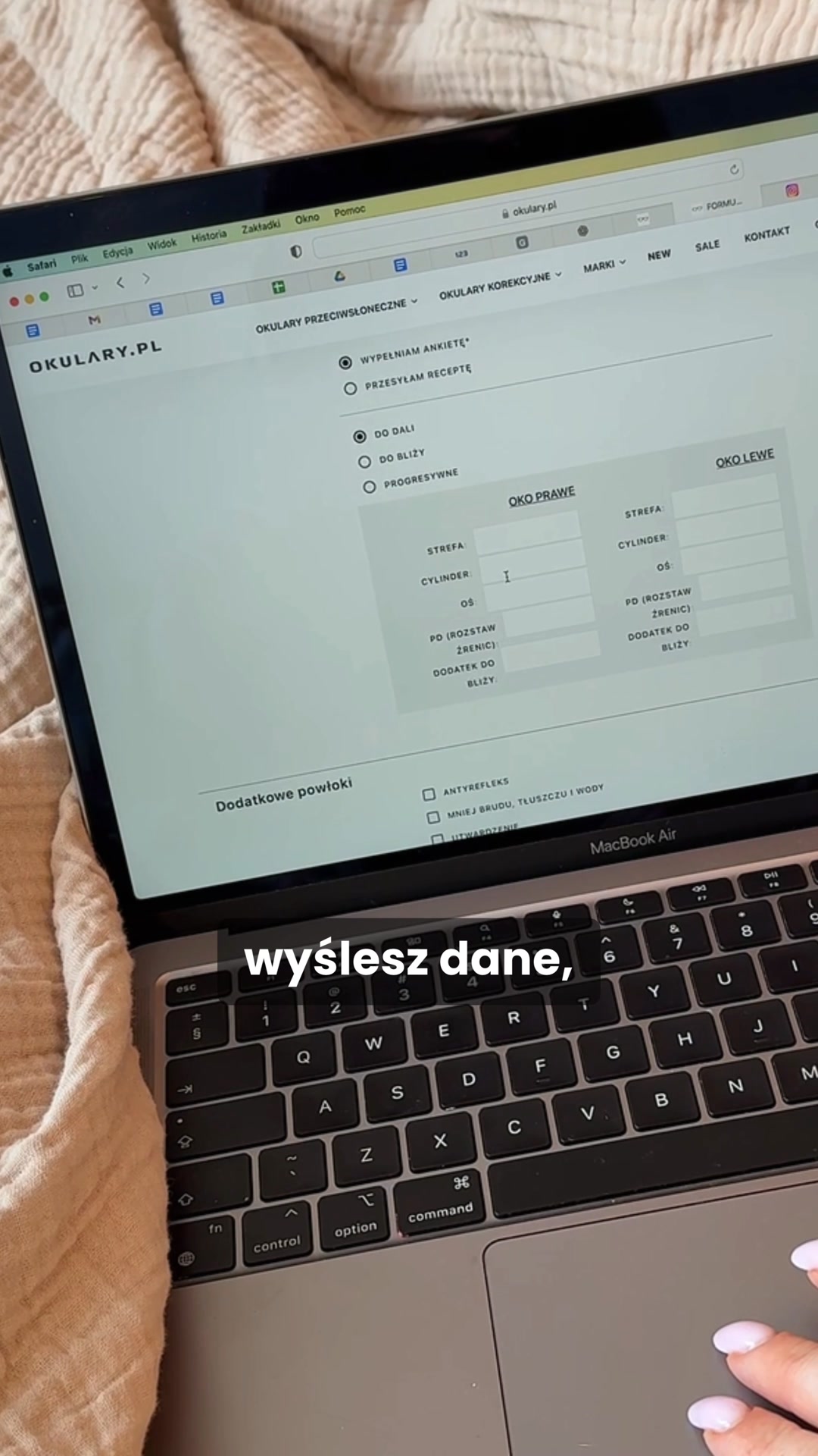 Zamów okulary korekcyjne online
