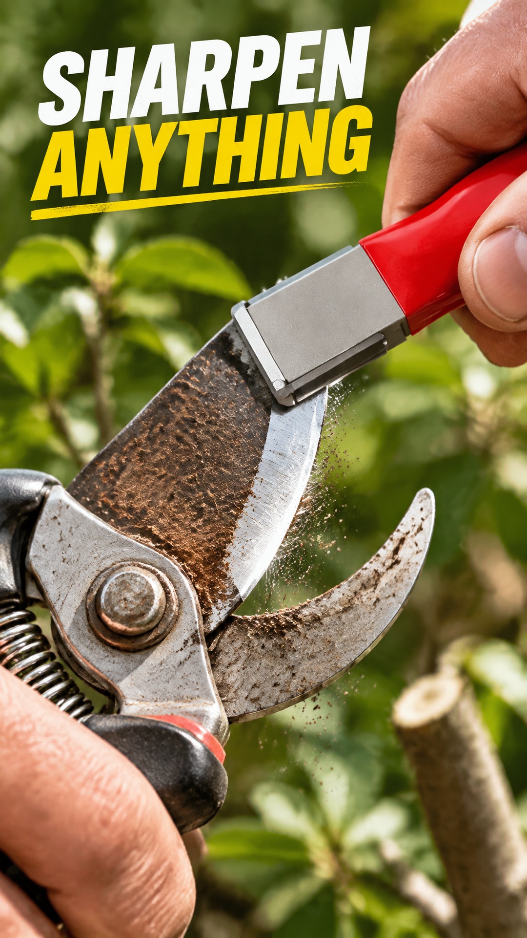 Sharpen any blade in seconds