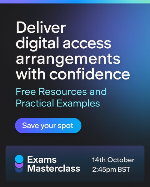 Save your spot for the Exams Masterclass