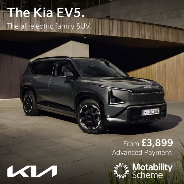 Stylish and spacious all-electric SUV with a range of up to 329 miles