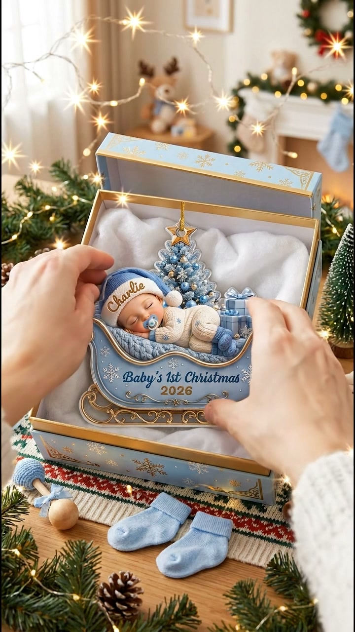 Personalized Baby’s First Christmas Ornament