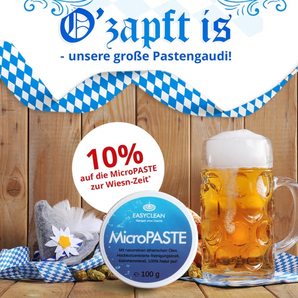 Die Pastengaudi mit EASYCLEAN!