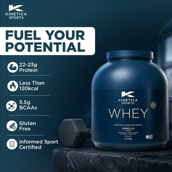 Kinetica Sports Whey Protein - Trusted By Elite Athletes