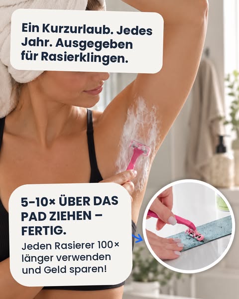 Klingenschärfer für jeden Rasierer