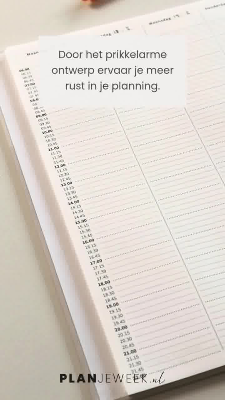 Plan slimmer, stress minder.