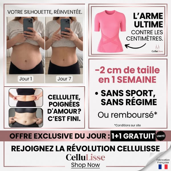 Cellulisse® Tee-Shirt 3D Compression