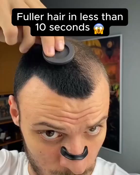 Thicker-Looking Hair in Seconds