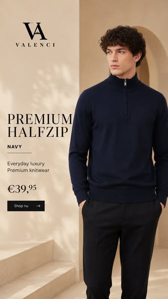 Premium Halfzip €39,95