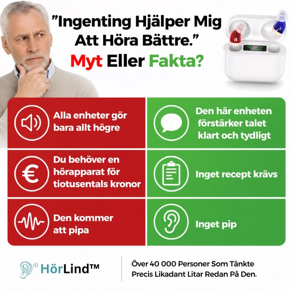 Återfå kristallklar hörsel på bara några sekunder!
