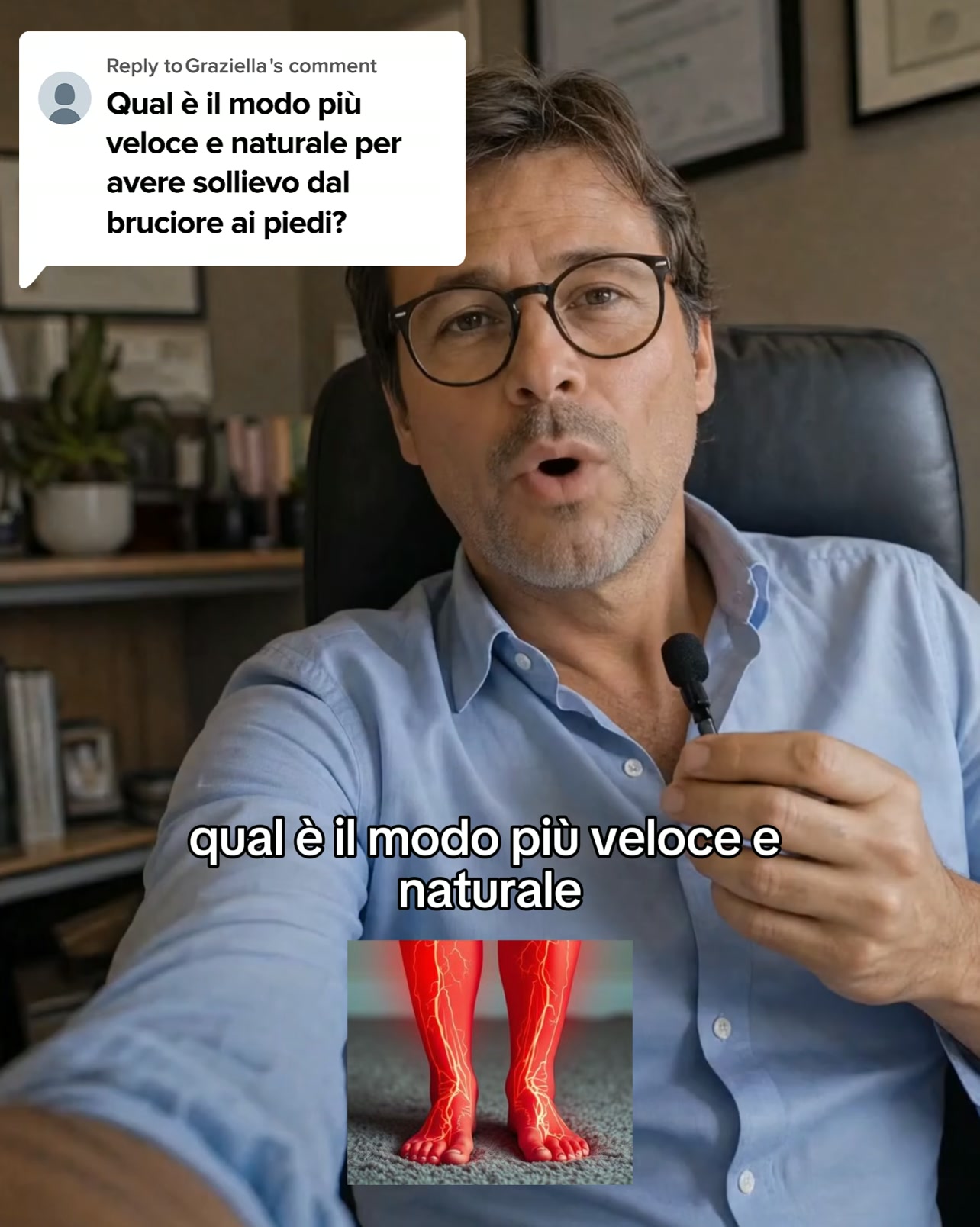 Formicolio ai piedi che torna appena ti fermi?