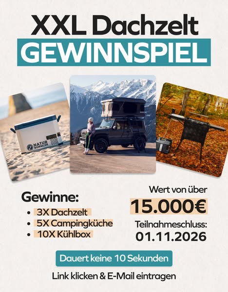 XXL Dachzelt Gewinnspiel!