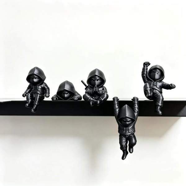 Sneaky Ninja Shelf Buddies