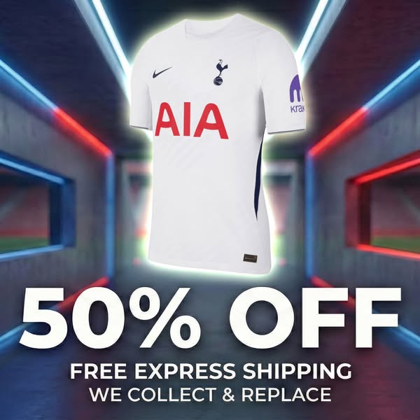 Tottenham Kits | Hassle-Free Collect & Replace