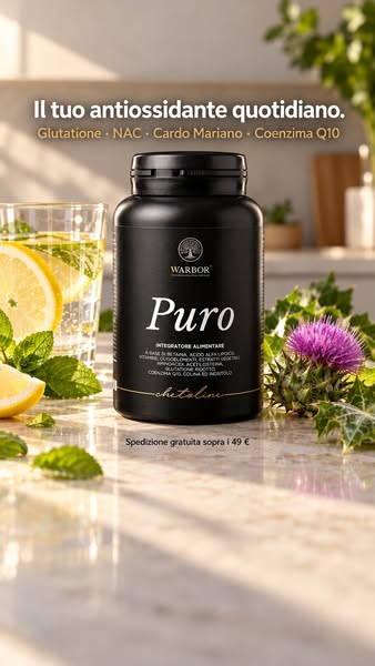 PURO · Glutatione, NAC, Cardo Mariano