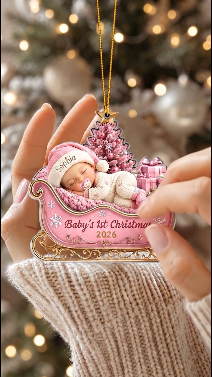 Personalized Baby’s First Christmas Ornament