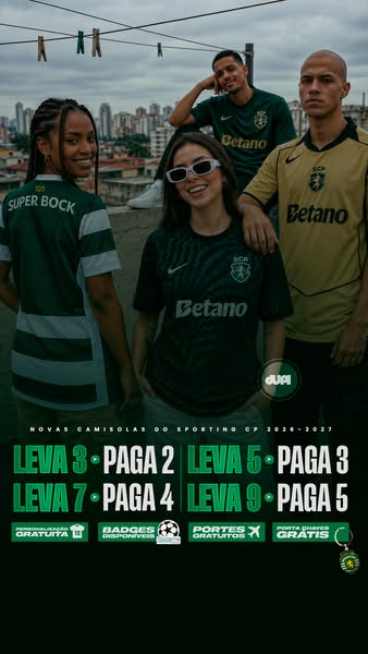 Camisolas do Sporting | DUPI Store