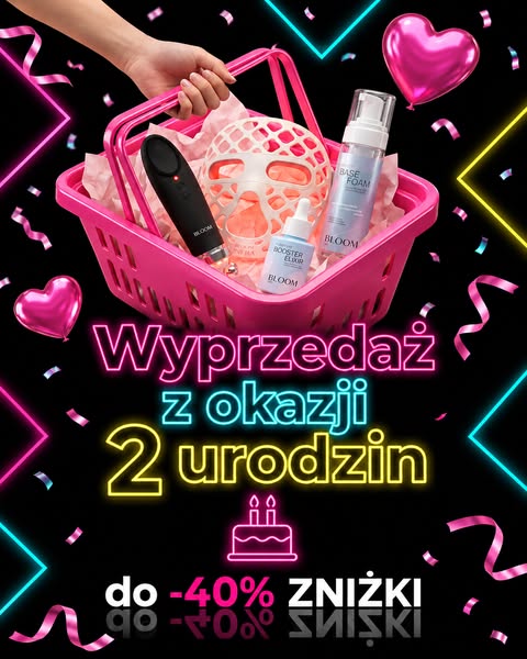 BDAY SALE! Urodzinowa wyprzedaż w Bloom !