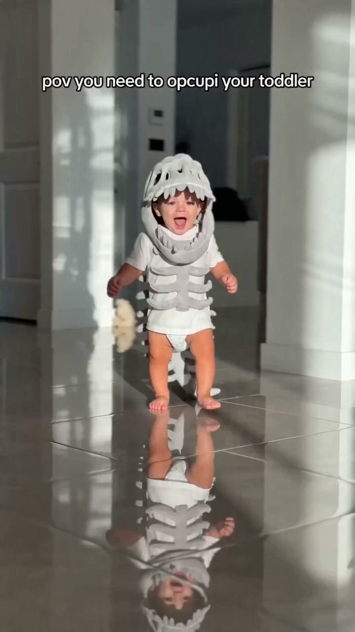 Dinosaur Skeleton Hat – Plush Costume Headwear for Kids & Adults