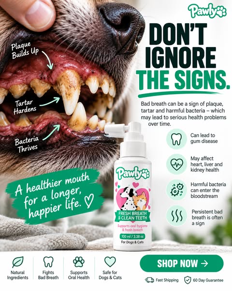 DON’T Ignore Your Dog’s Bad Breath