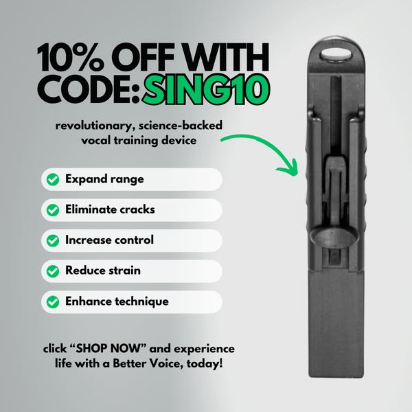 Enjoy 10% Off A Vocal Trainer Today