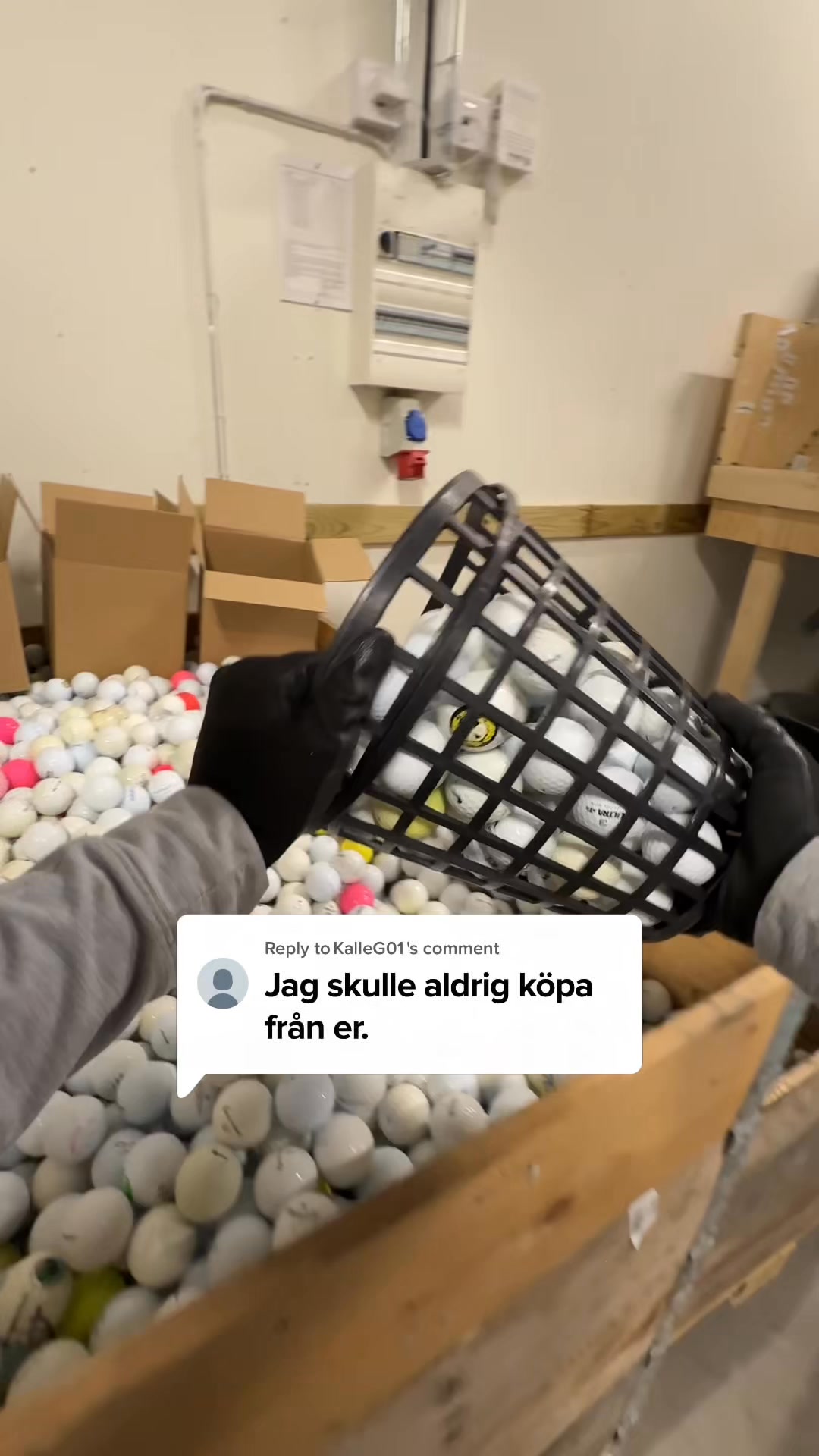 Köp inte våra golfbollar