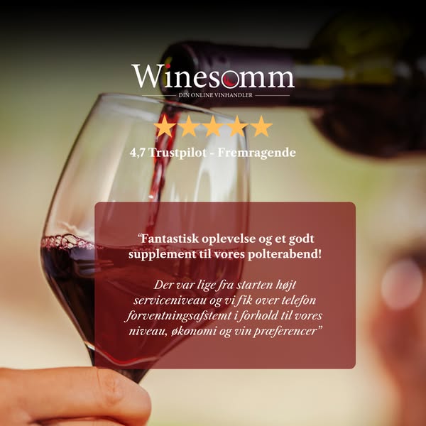 4,7 på Trustpilot - Winesomm.dk