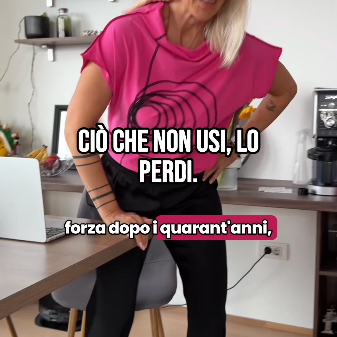 Il responsabile della perdita di forza dopo i 40 anni non è solo l'età.