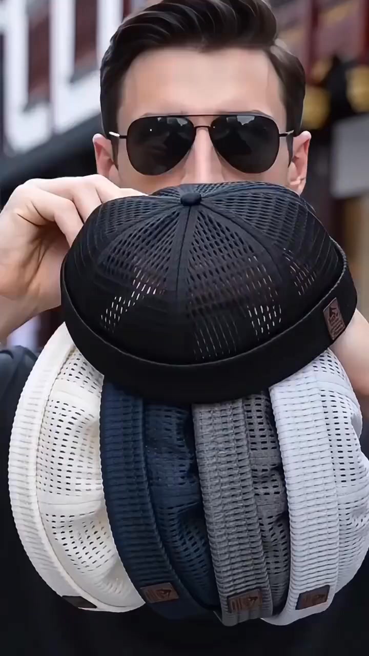 Men’s Breathable Brimless Docker Hat