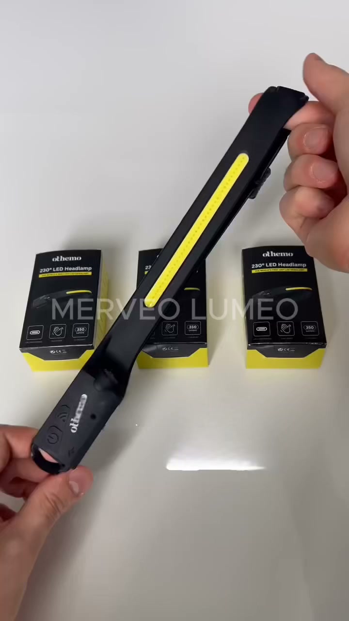 La première lampe frontale 230° au monde