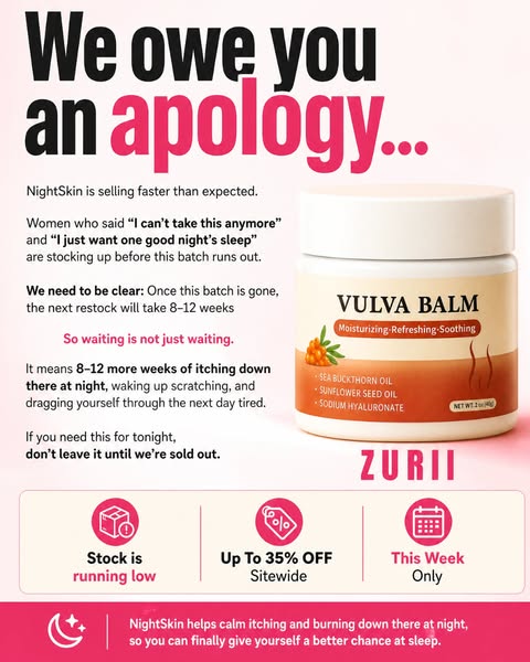 Better solution for intense vaginal itching at night