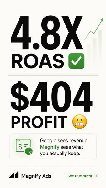 Turn Google Ads data into profit-focused actions.